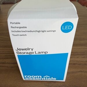 Room Essentials LED Jewelry Storage Lamp portable 2 pack